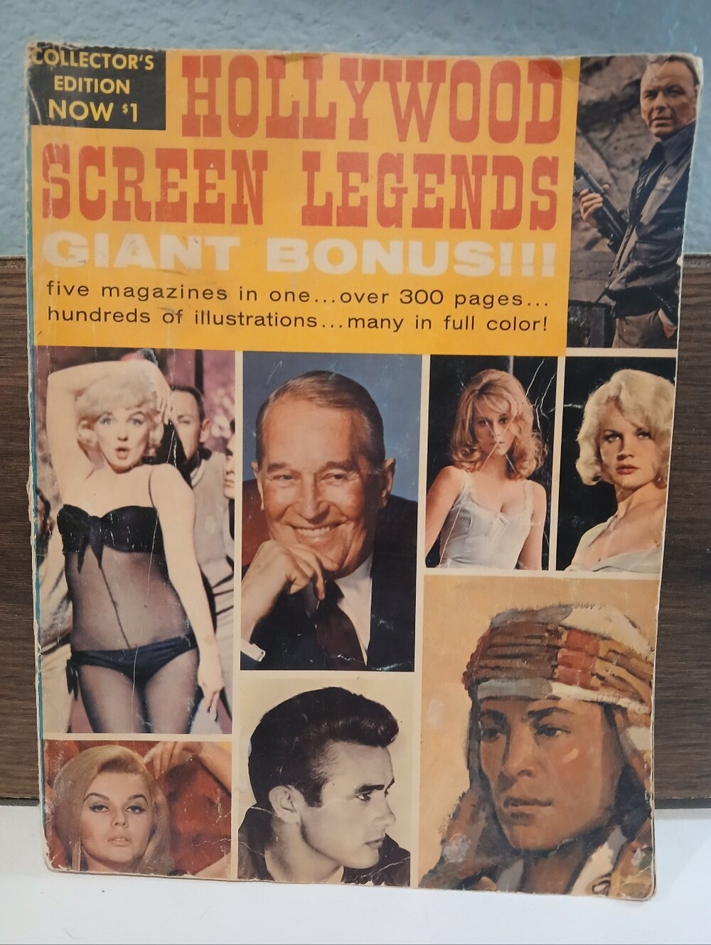 Hollywood Screen Legends Vintage Magazine Cover - Collector's Edition